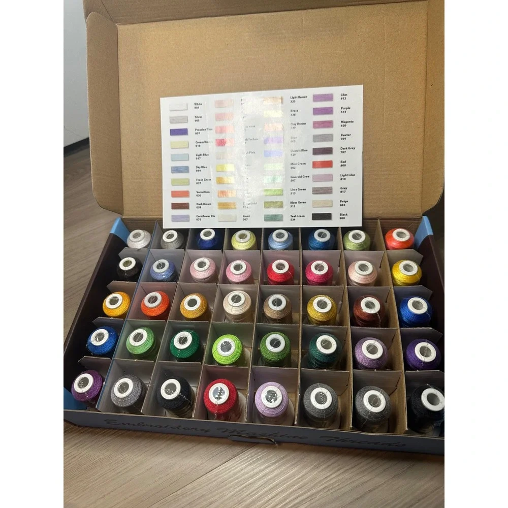 Tao Together As One 40‎ Spool Embroidery Machine Thread Set 550 Yards